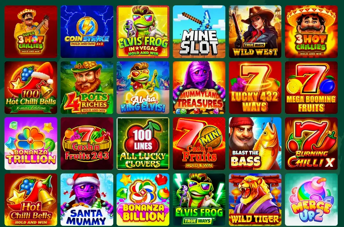Rizz Casino interface de jeu